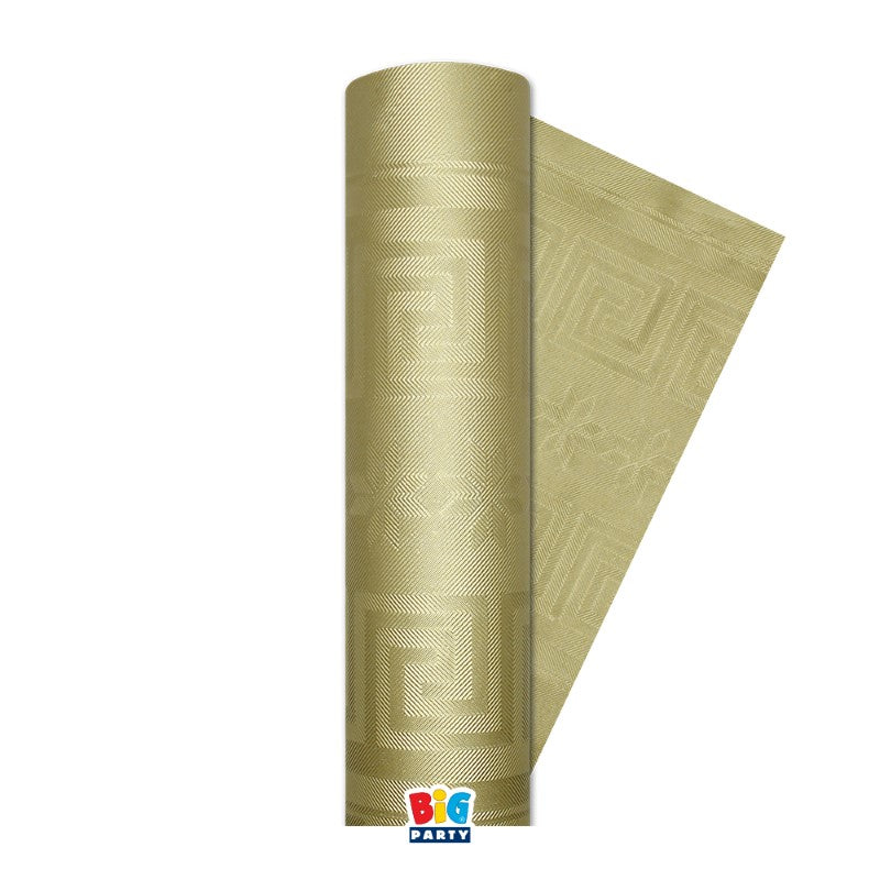 BIG PARTY TOVAGLIA DAMASCATA 1,20X5MT ELITE ORO