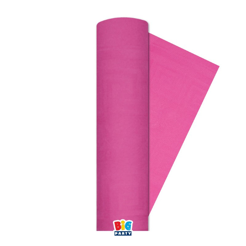 BIG PARTY TOVAGLIA DAMASCATA 1,20X5MT FUXIA