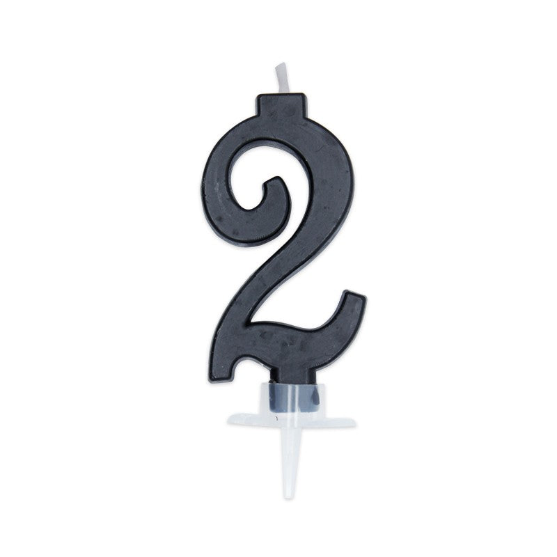 BIG PARTY CANDELA ITALIC NERA 2 CM.7