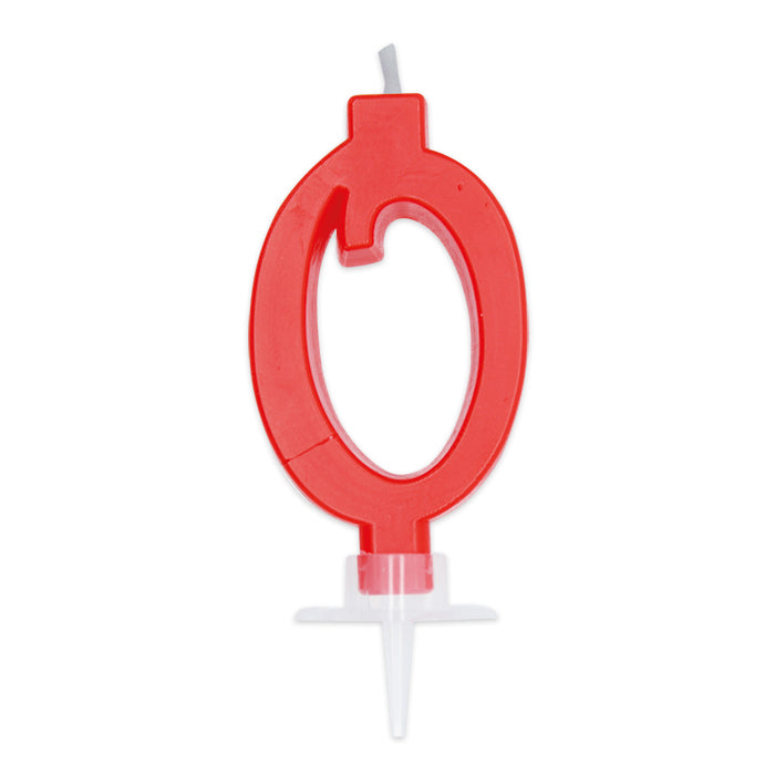 BIG PARTY CANDELA ITALIC ROSSA 0 CM.7