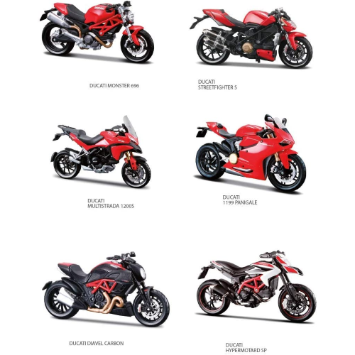 MAISTO MODELLINO MOTO DUCATI 1:18