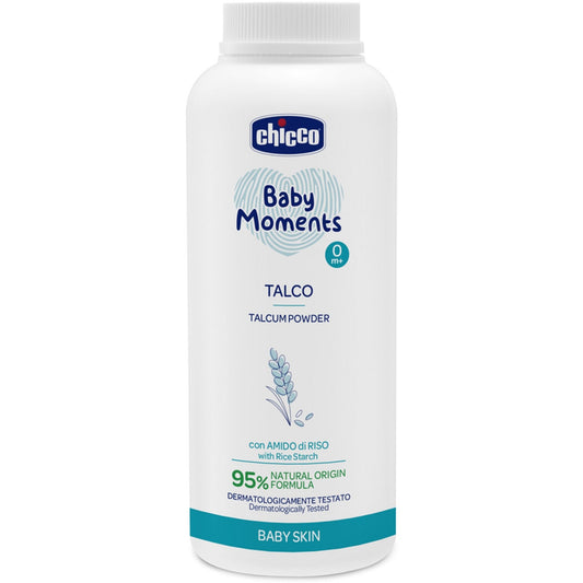 CHICCO BABY MOMENTS TALCO 0M+ 150G CON AMIDO DI RISO