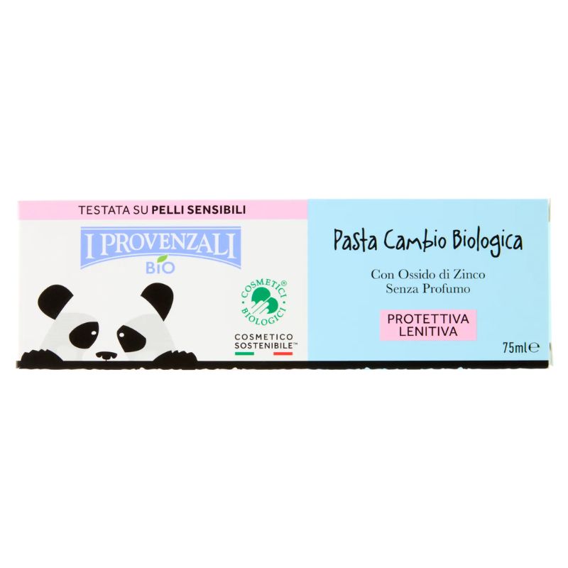 I PROVENZALI BABY PASTA CAMBIO BIOLOGICA 75ML OSSIDO DI ZINCO PROTETTIVA LENITIVA
