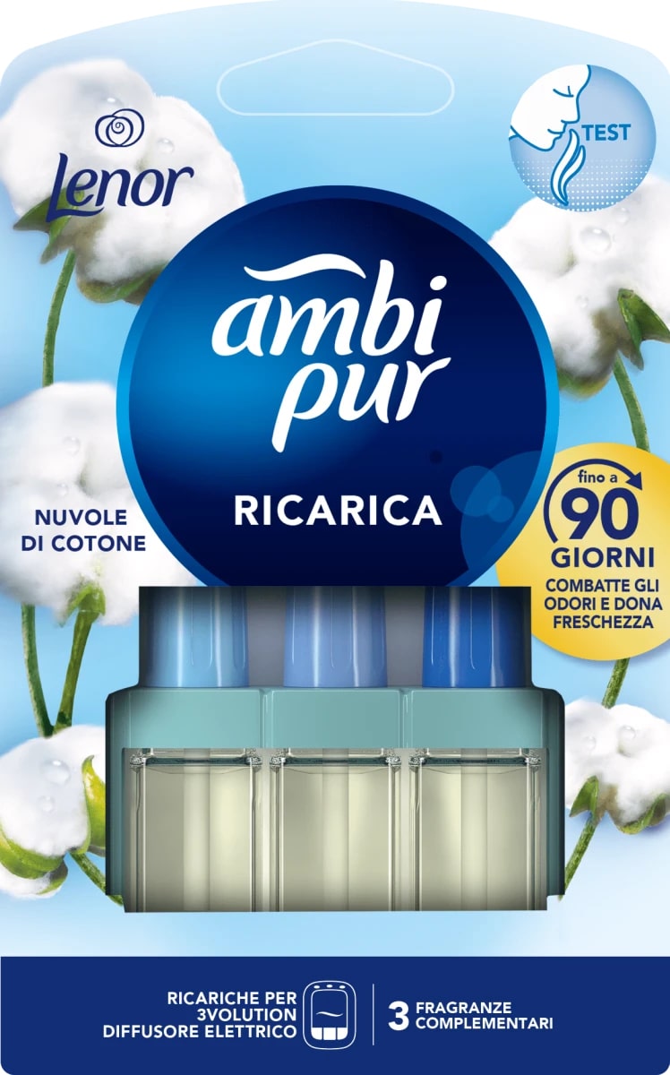 AMBIPUR 3VOLUTION RICARICA 20ML NUVOLE DI COTONE