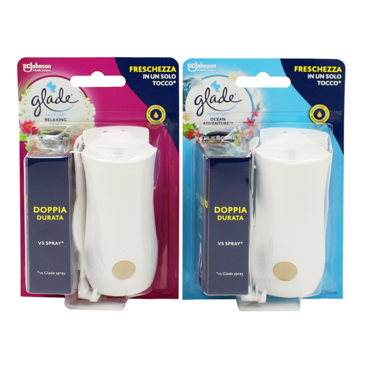 GLADE MICROSPRAY TOUCH&FRESH KIT OCEAN ADVENTURE/RELAXING ZEN