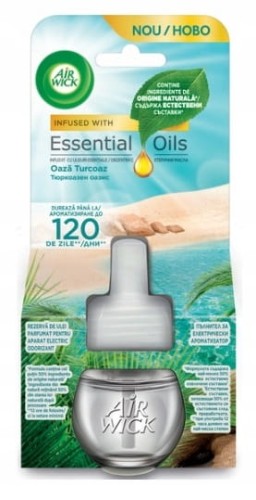 AIR WICK RICARICA ELETTRICO 19ML ESSENTIAL OILS OASI TURCHESI