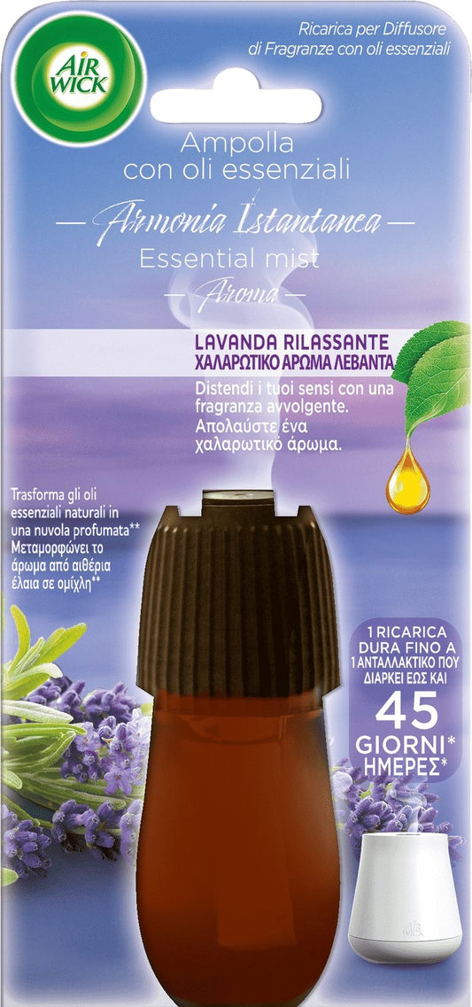 AIR WICK RICARICA AMPOLLA CON OLI ESSENZIALI LAVANDA RILASSANTE 45GG
