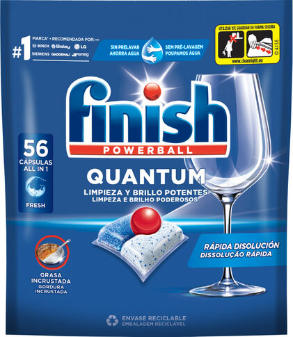 FINISH POWERBALL QUANTUM ALL IN 1 X56 CAPS