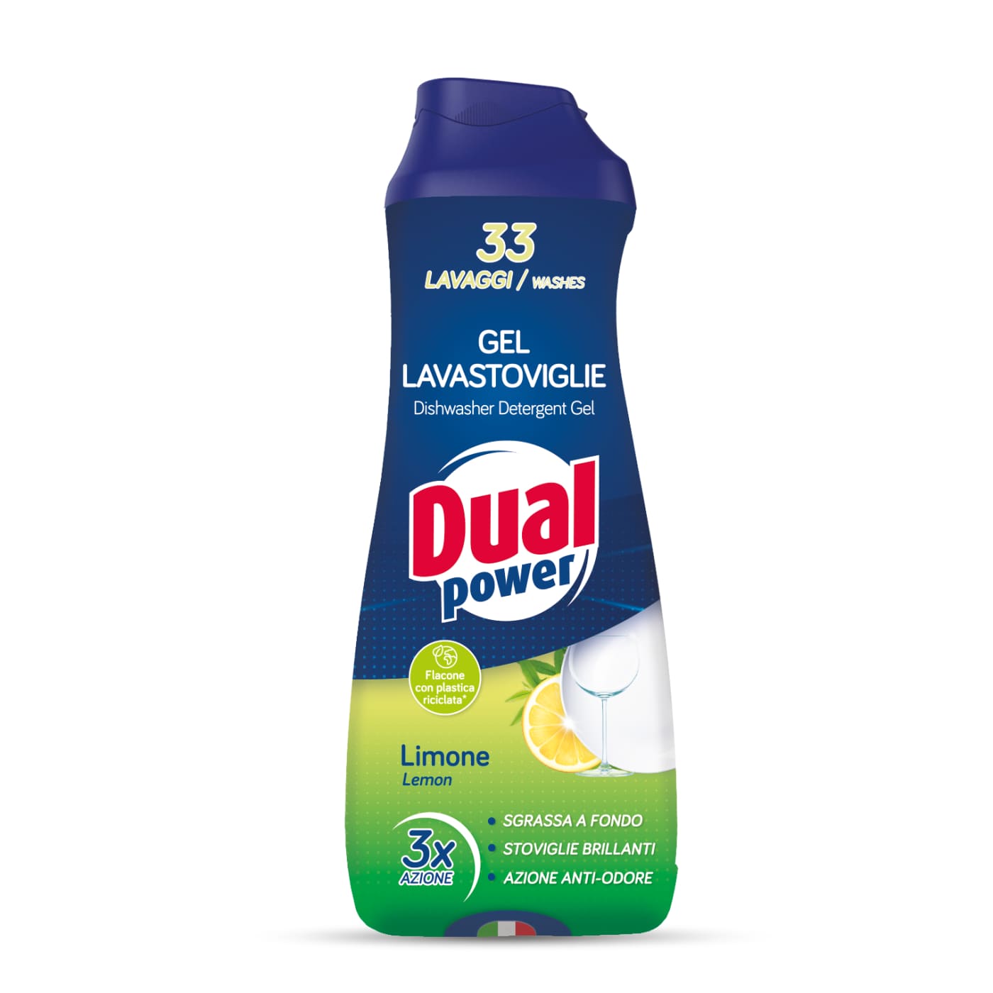 DUAL POWER GEL LAVASTOVIGLIE 33LAV. 660ML LIMONE