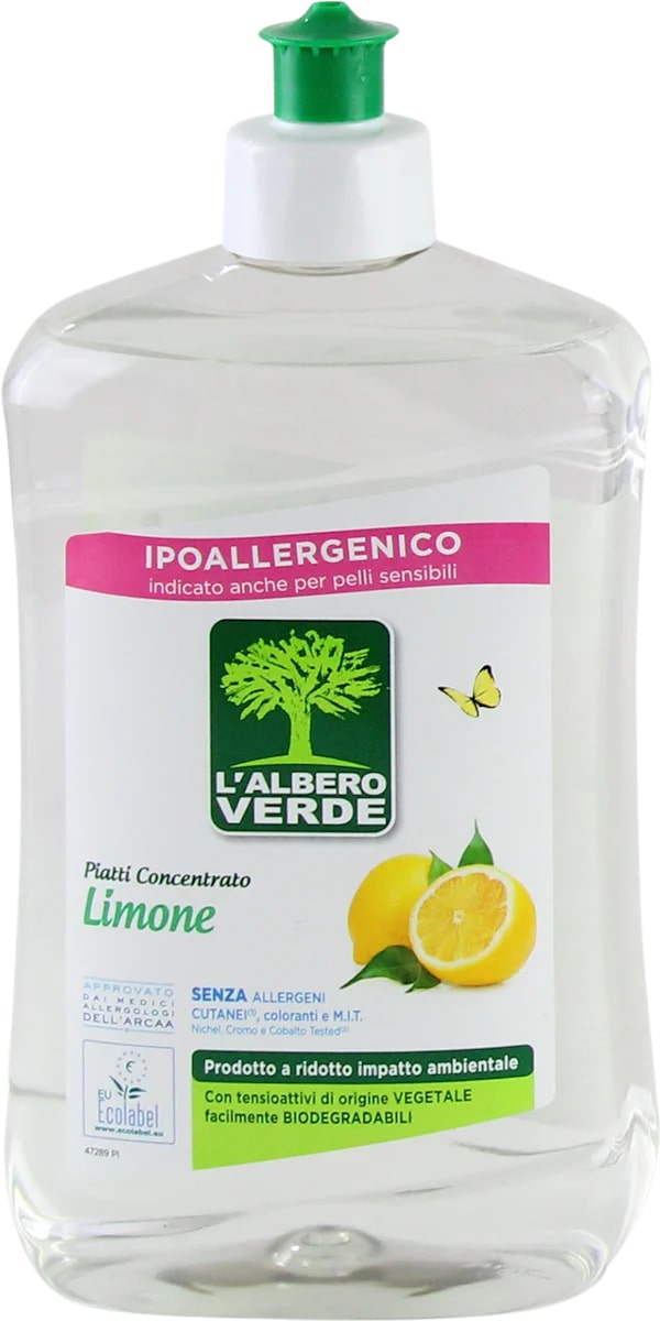 L'ALBERO VERDE PIATTI CONCENTRATO 500ML LIMONE