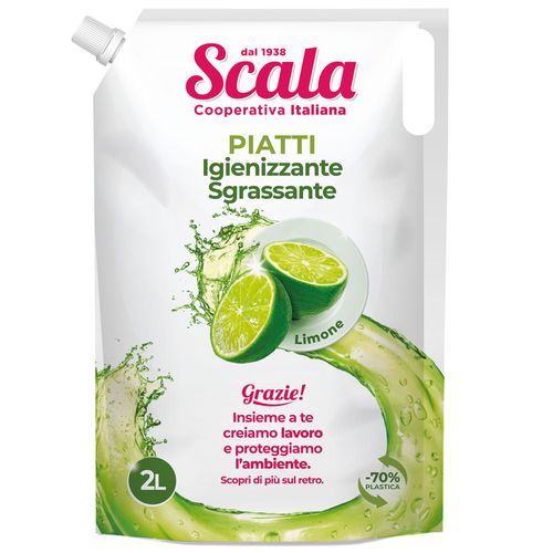 SCALA PIATTI ECO RICARICA 2L LIMONE