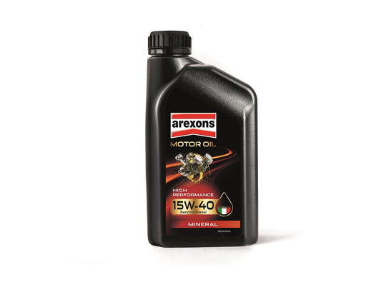 AREXONS OLIO MOTORE 15W-40 HIGH PERFORMANCE BENZINA-GASOLIO MINERAL