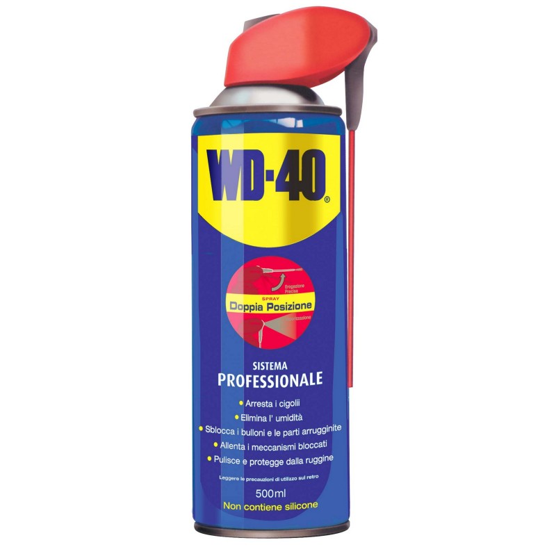WD-40 LUBRIFICANTE UNIVERSALE SPRAY DOPPIA AZIONE ML.500