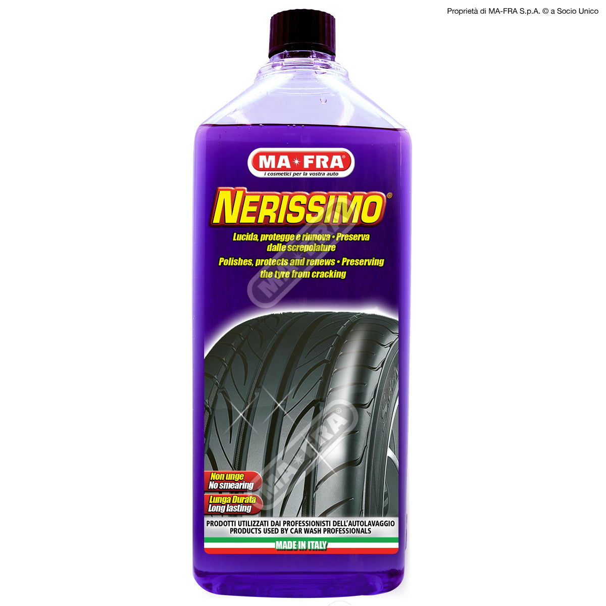 MAFRA NERISSIMO GOMME 1L NERO GOMME CONCENTRATO SUPERLUCIDANTE