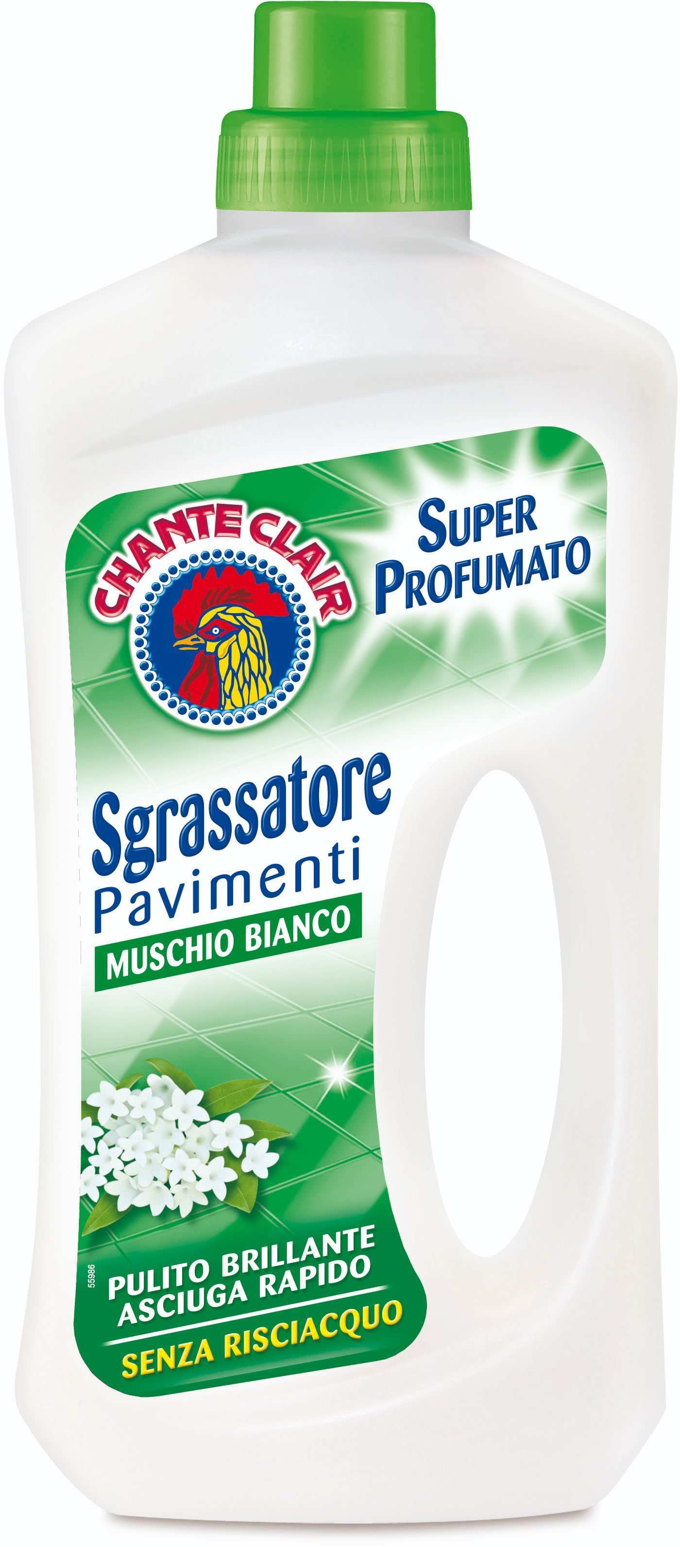 CHANTECLAIR PAVIMENTI SGRASSATORE 750ML MUSCHIO BIANCO SENZA RISCIAQUO