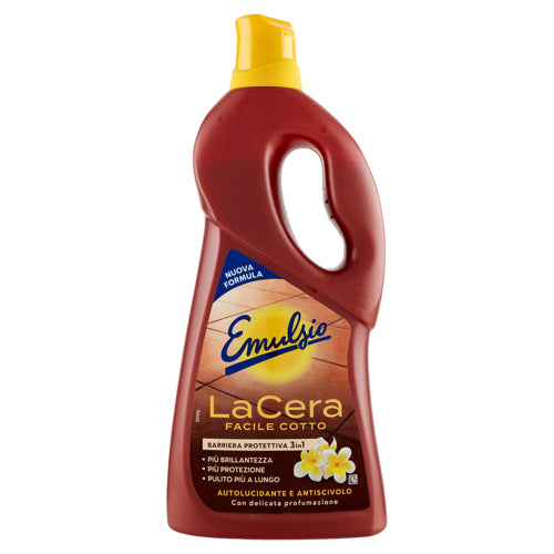 EMULSIO LA CERA FACILE COTTO E ROSSA 725ML AUTOLUCIDANTE E ANTISCIVOLO