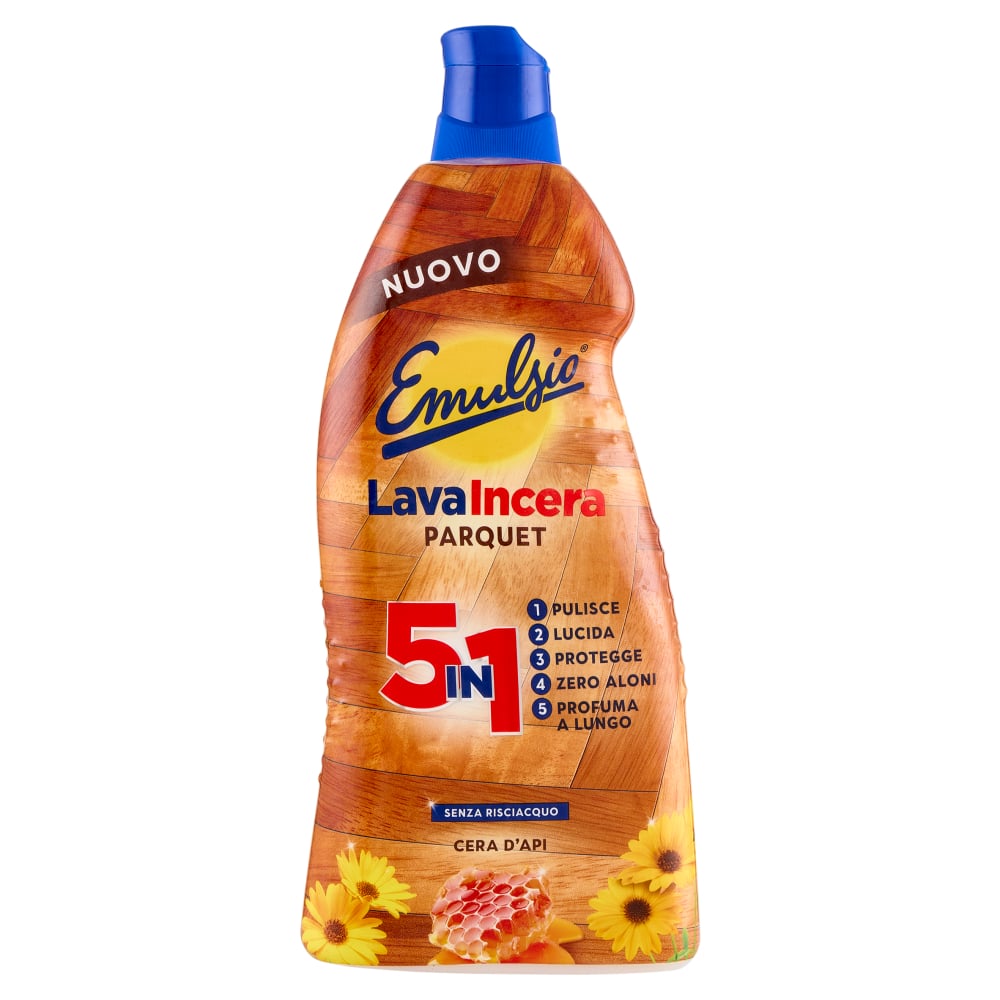 EMULSIO LAVAINCERA PARQUET 5IN1 CERA D'API 875ML