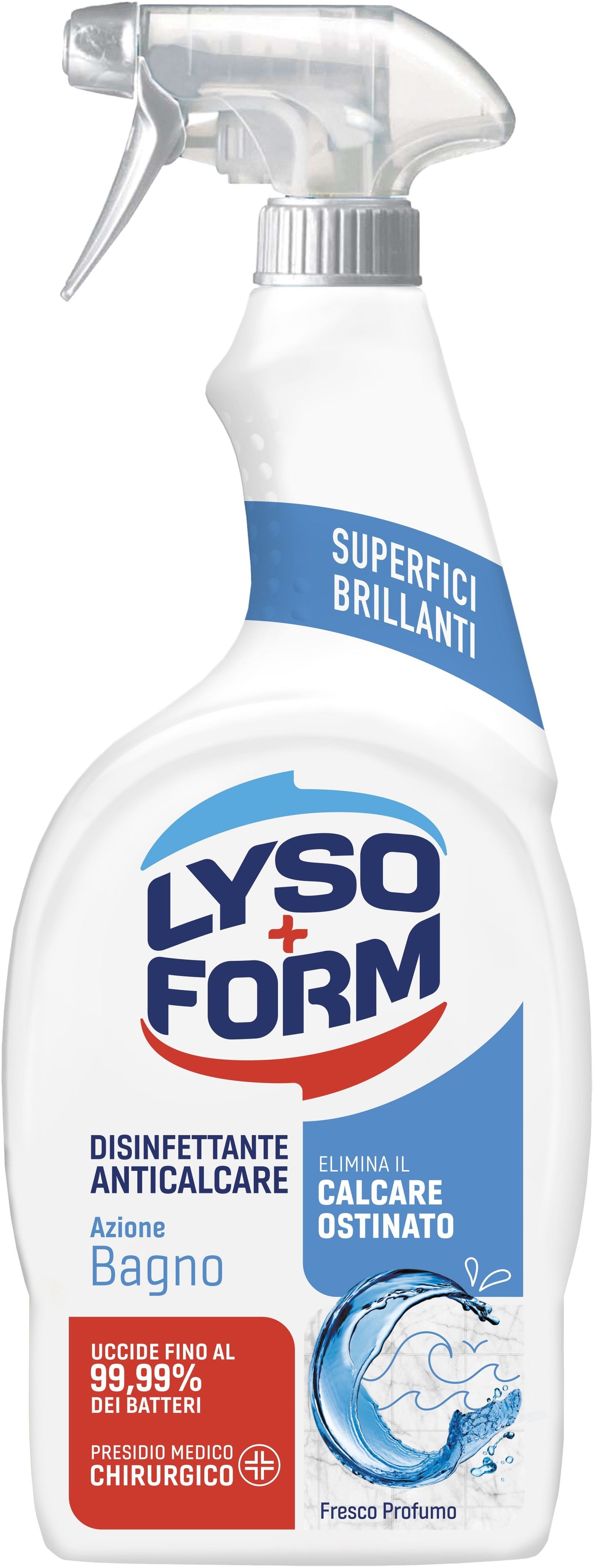 LYSOFORM AZIONE BAGNO DISINFETTANTE ANTICALCARE SPRAY 700ML FRESCO PROFUMO