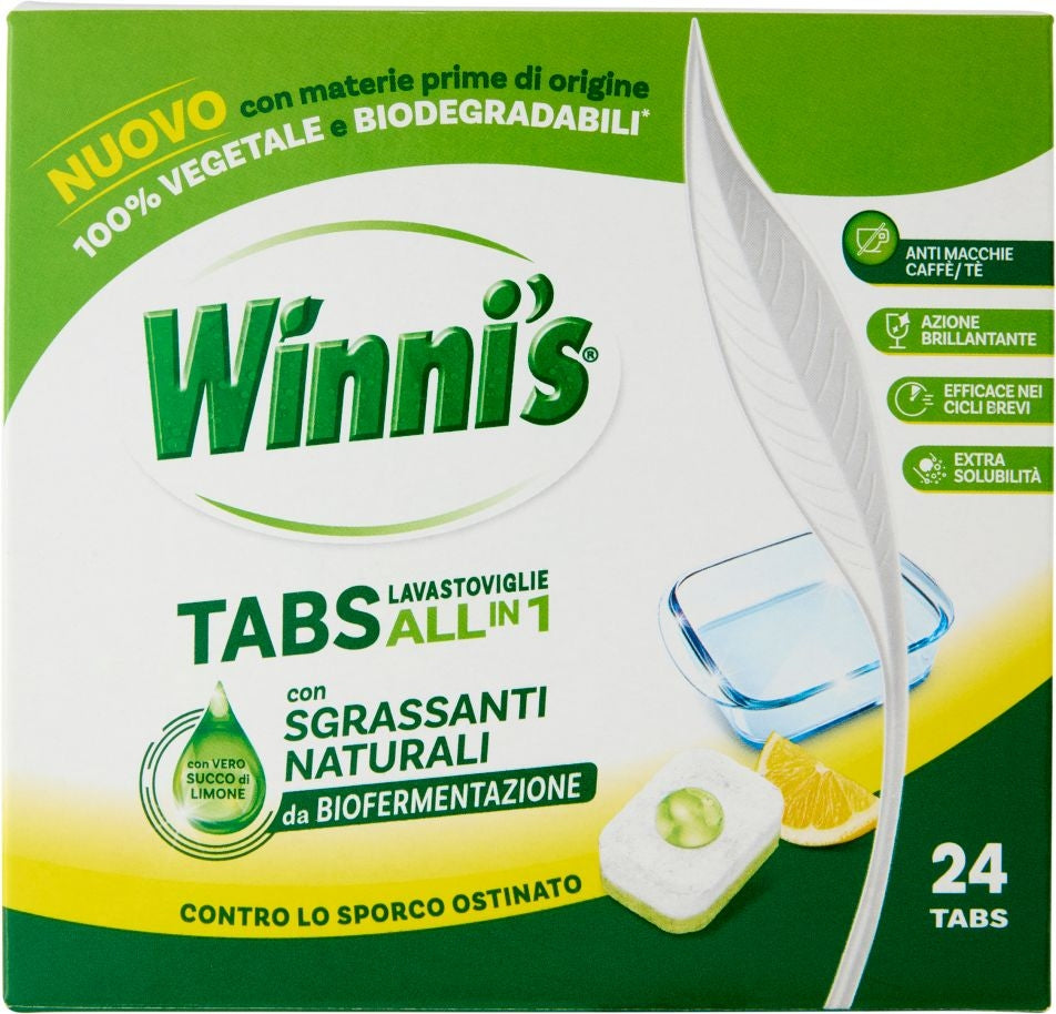 WINNI'S TABS LAVASTOVIGLIE ALL IN 1 24 TABS LIMONE