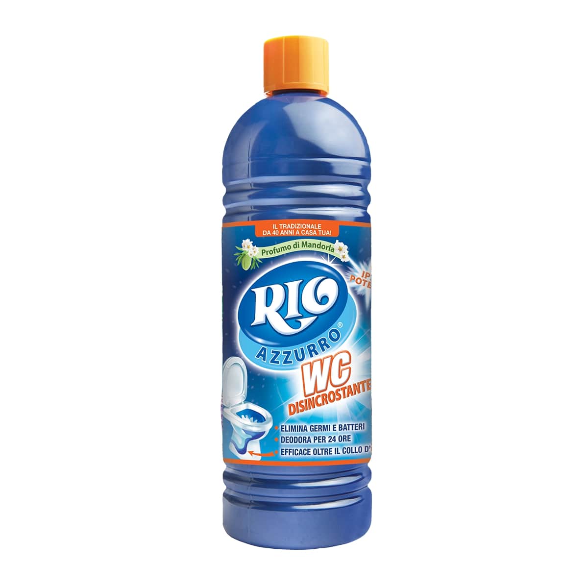 RIO AZZURRO WC DISINCROSTANTE 750ML PROFUMO DI MANDORLA