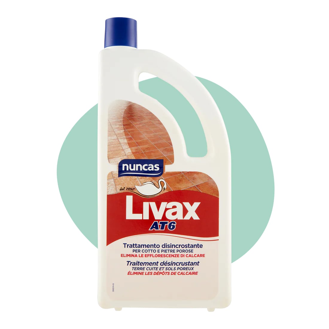 NUNCAS LIVAX 1L AT6 TRATTAMENTO DISINCROSTANTE COTTO E PIETRE POROSE