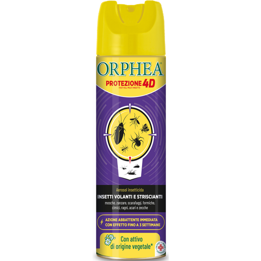 ORPHEA PROTEZIONE 4D INSETTI VOLANTI E STRISCIANTI SPRAY 500ML