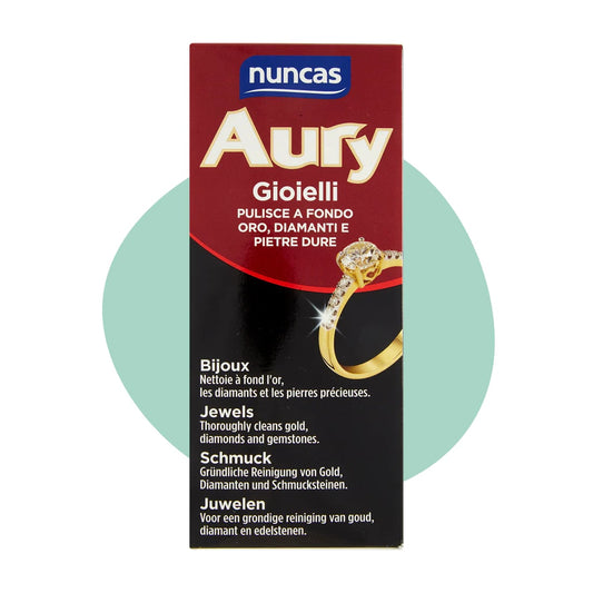 NUNCAS AURY GIOIELLI 250ML PULISCE A FONDO ORO,DIAMANTI E PIETRE DURE