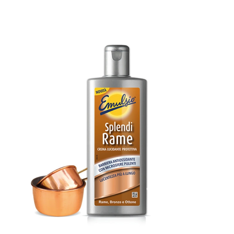 EMULSIO SPLENDI RAME CREMA LUCIDANTE PROTETTIVA 200ML RAME,BRONZO E OTTONE