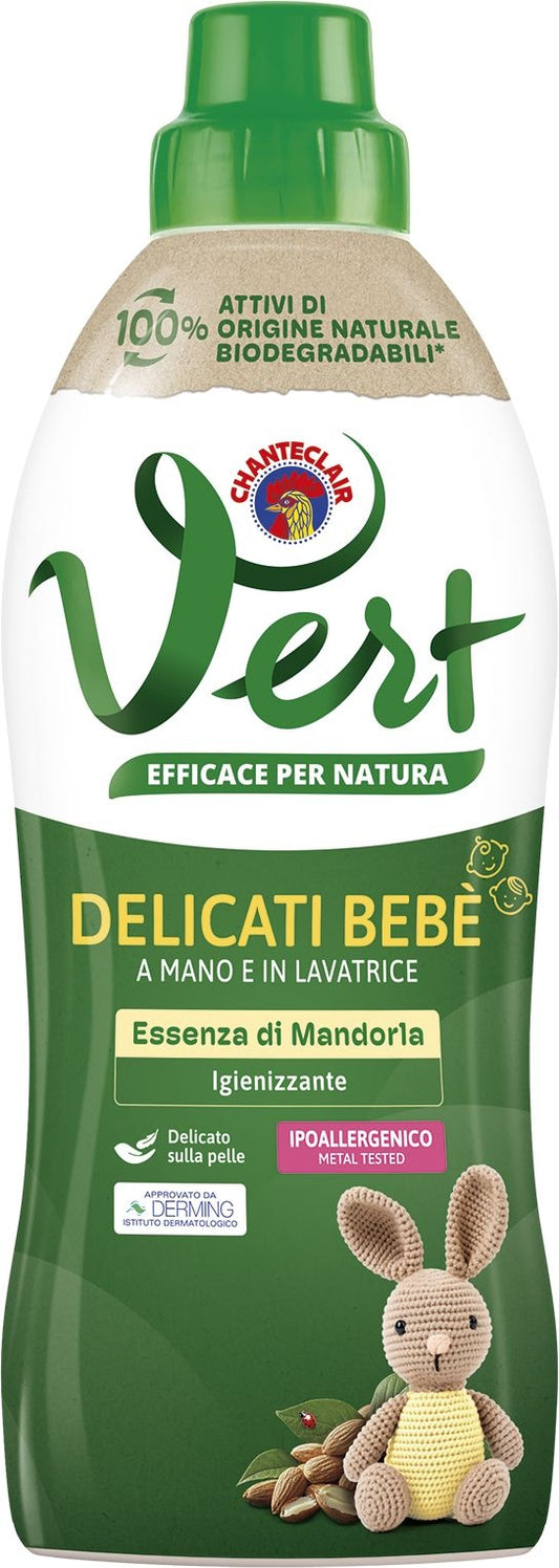 CHANTECLAIR VERT DELICATI BEBE' A MANO E IN LAVATRICE 750ML ESSENZA DI MANDORLA