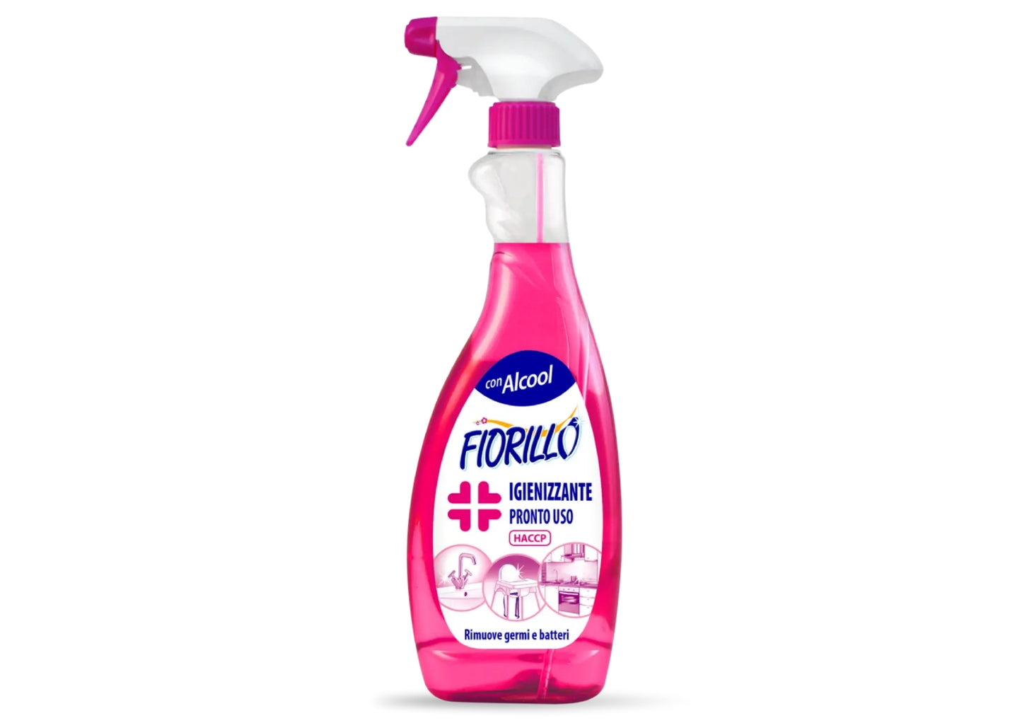 FIORILLO IGIENIZZANTE PRONTO USO HACCP CON ALCOOL SPRAY 750ML