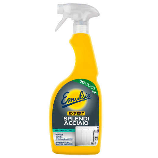 EMULSIO EXPERT SPRAY 600ML SPLENDI ACCIAIO SENZA RISCIACQUO