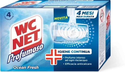 WC NET PROFUMOSO TAVOLETTE OCEAN FRESH X4
