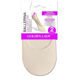 GOLDEN LADY SALVAPIEDE BALLERINA 35-38 NATURALE 2 PAIA
