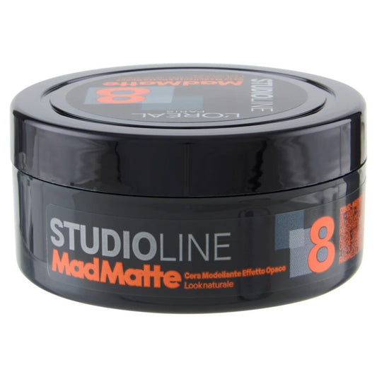 L'OREAL STUDIO LINE MAD MATTE 8 CERA MODELLANTE EFFETTO OPACO LOOK NATURALE 75ML