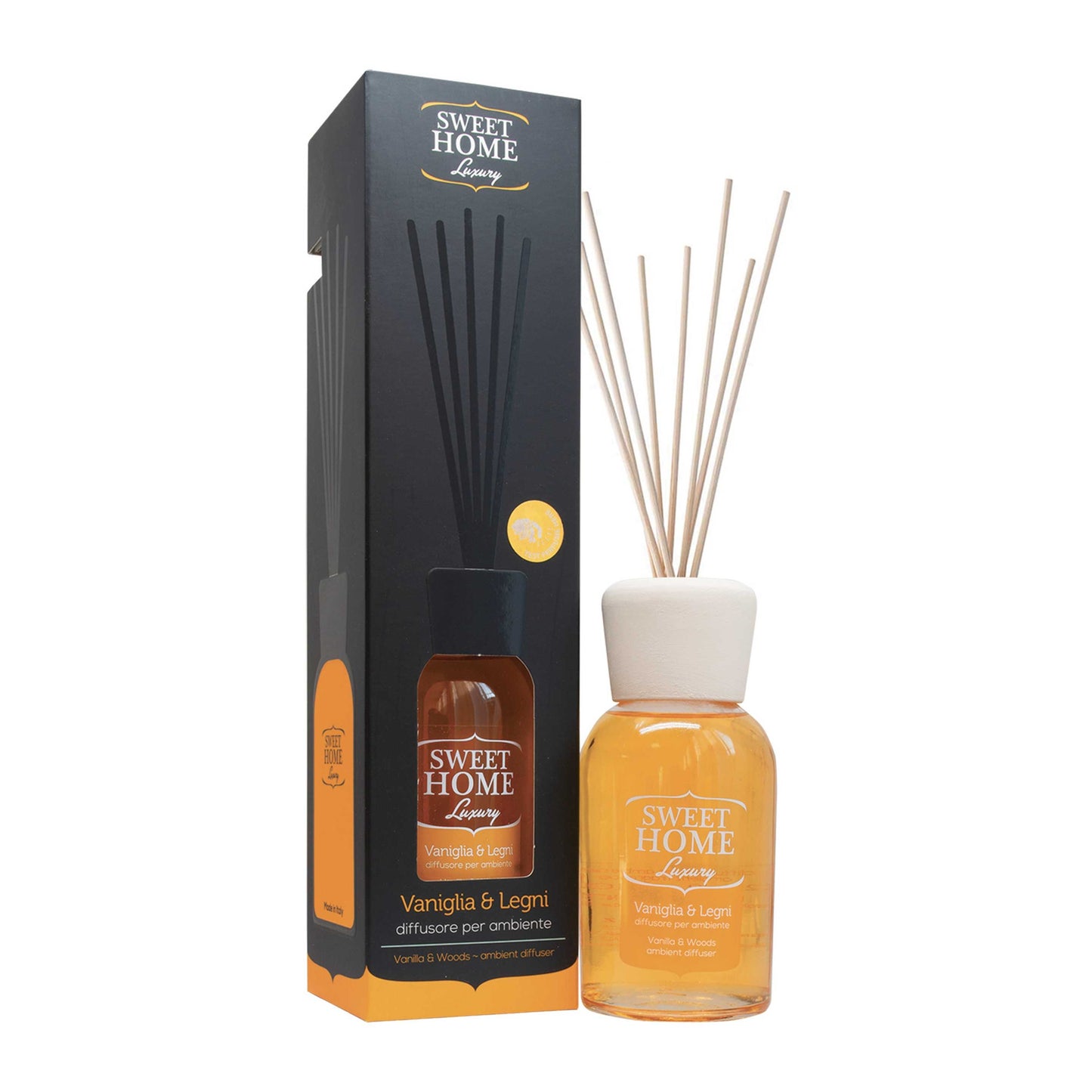SWEET HOME LUXURY DIFFUSORE AMBIENTE 250ML VANIGLIA E LEGNI