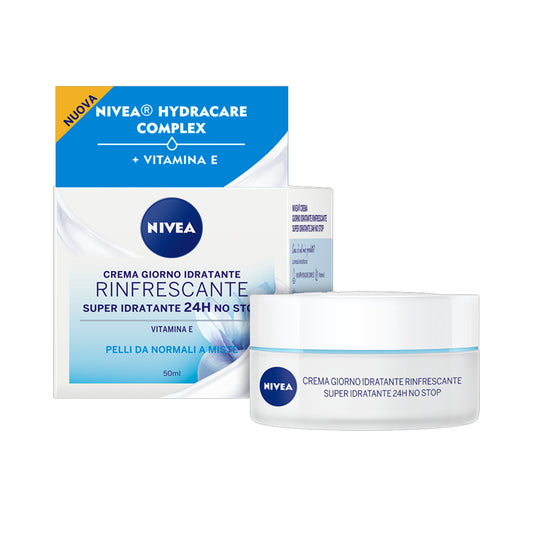 NIVEA CREMA GIORNO 50ML RINFRESCANTE VITAMINA E PELLI DA NORMALI A MISTE