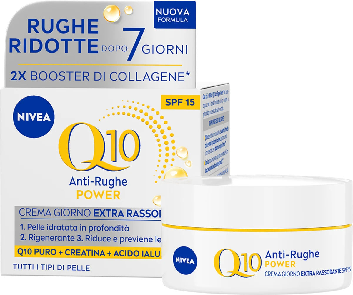 NIVEA Q10 POWER ANTI-RUGHE CREMA GIORNO EXTRA RASSODANTE SPF15 50ML