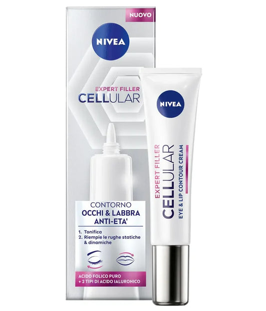 NIVEA CELLULAR EXPERT FILLER CONTORNO OCCHI & LABBRA ANTI-ETA' 15ML