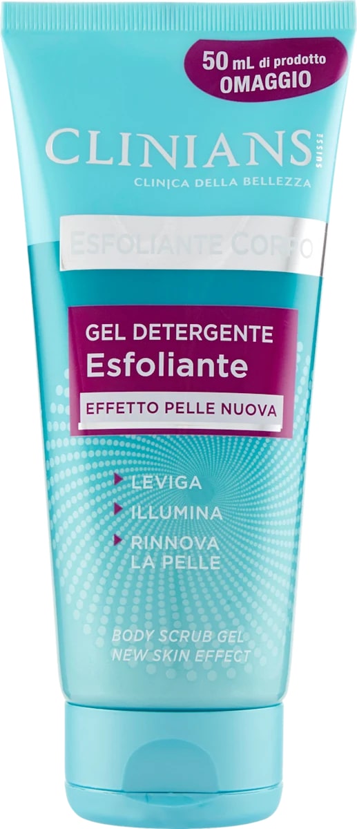CLINIANS ESFOLIANTE CORPO GEL DETERGENTE ESFOLIANTE 200ML EFFETTO PELLE NUOVA