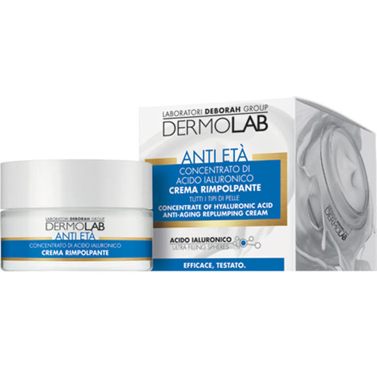 DERMOLAB ANTI ETA' CONCENTRATO DI ACIDO IALURONICO CREMA RIMPOLPANTE VISO 50ML