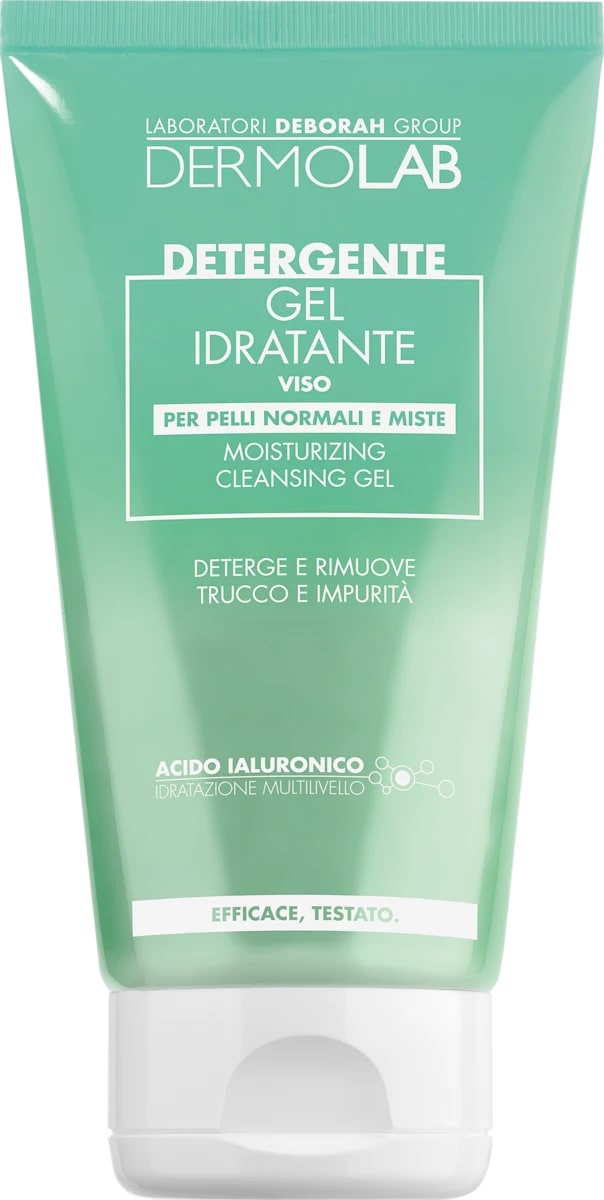 DERMOLAB DETERGENTE GEL IDRATANTE VISO 150ML PELLI NORMALI E MISTE