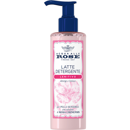 ROBERTS ACQUA ALLE ROSE LATTE DETERGENTE 200ML LENITIVO PELLI SENSIBILI