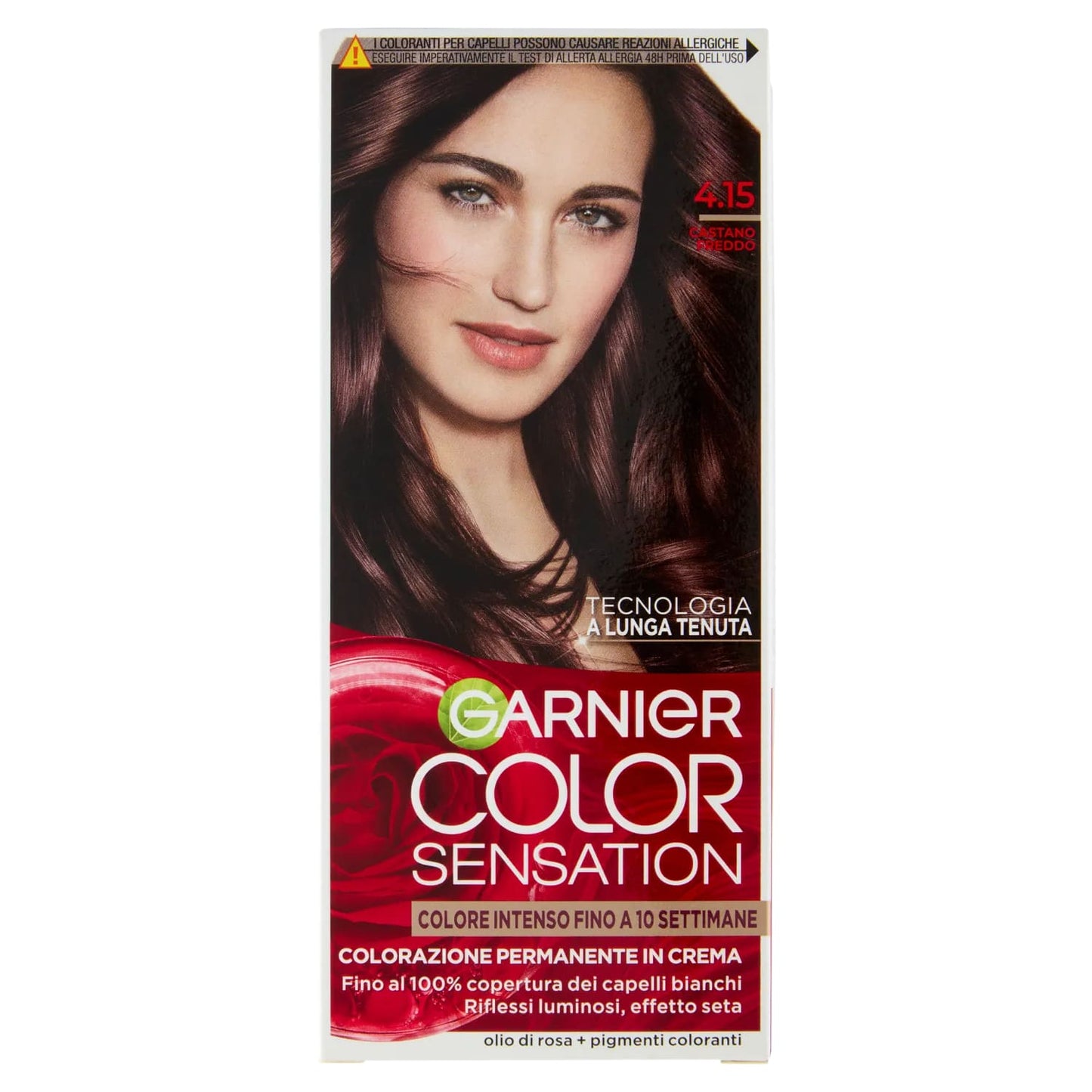 GARNIER COLOR SENSATION COLORAZIONE PERMANENTE IN CREMA 4.15 CASTANO FREDDO