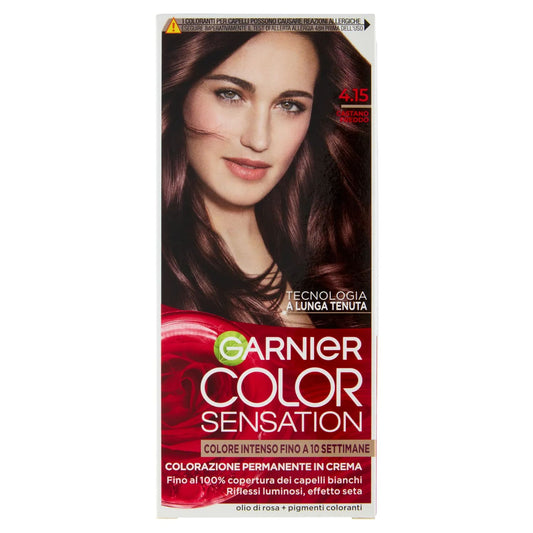 GARNIER COLOR SENSATION COLORAZIONE PERMANENTE IN CREMA 4.15 CASTANO FREDDO