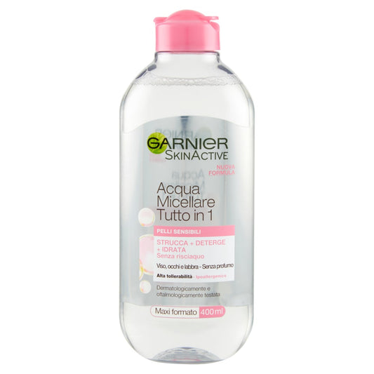 GARNIER ACQUA MICELLARE 400ML TUTTO IN 1 PELLI SENSIBILI
