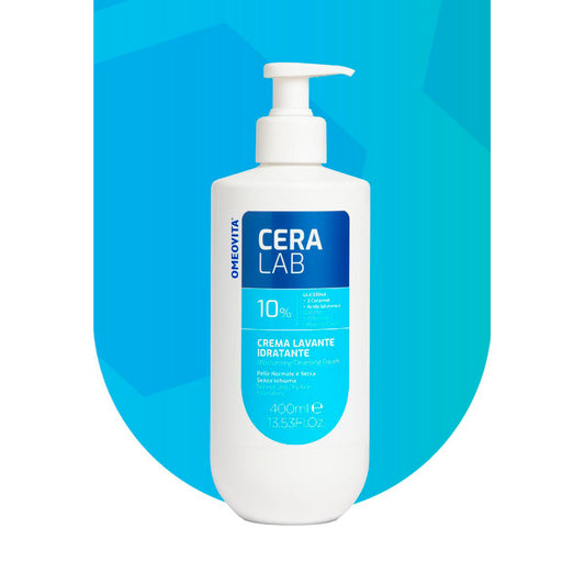 OMEOVITA CERA LAB CREMA LAVANTE IDRATANTE 10% 400ML GLICERINA + 3 CERAMIDI + ACIDO IALURONICO