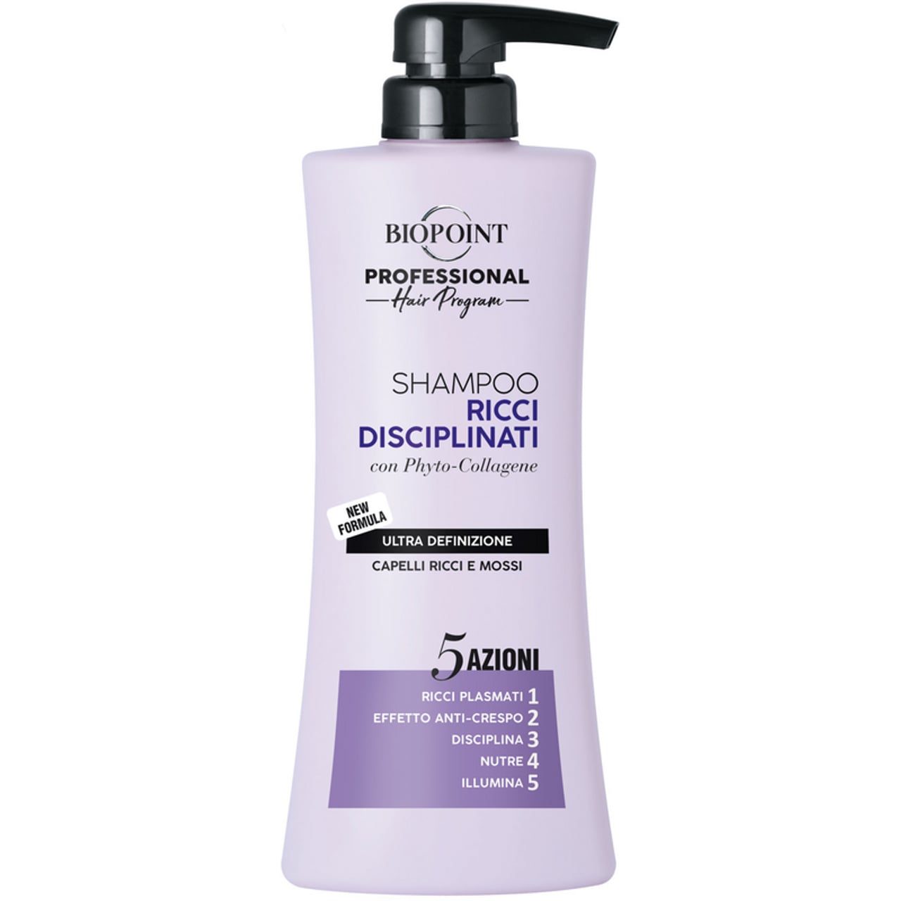 BIOPOINT SHAMPOO 400ML RICCI DISCIPLINATI ULTRA DEFINIZIONE CAPELLI RICCI E MOSSI 5 AZIONI