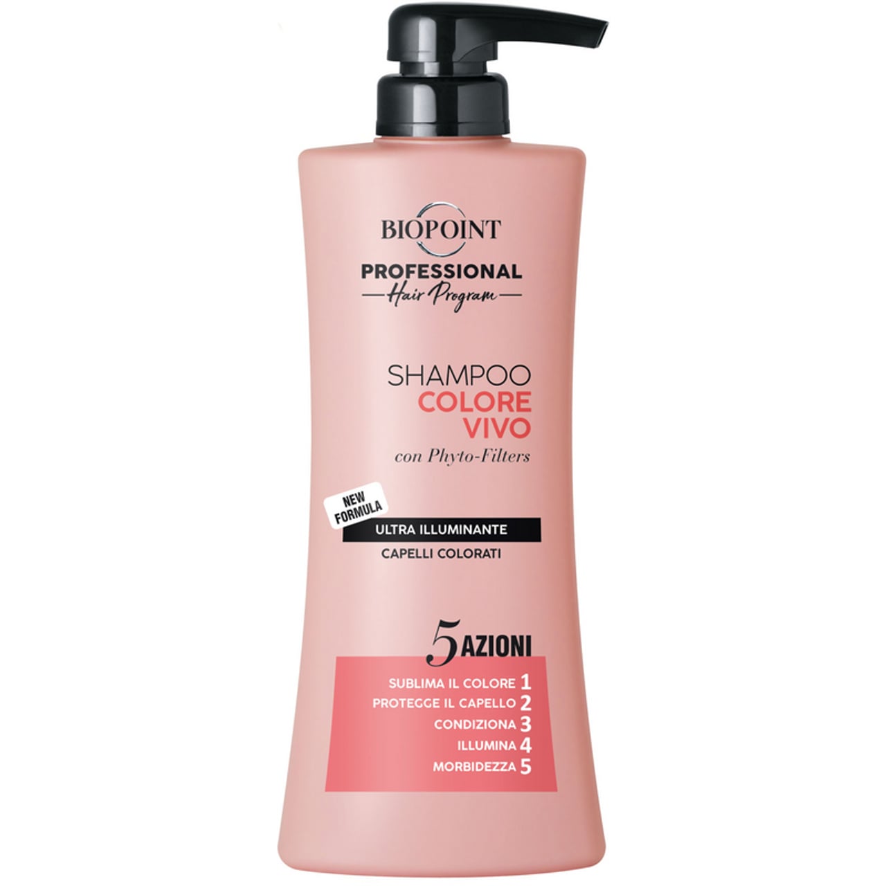 BIOPOINT SHAMPOO 400ML COLORE VIVO ULTRA ILLUMINANTE CAPELLI COLORATI 5 AZIONI