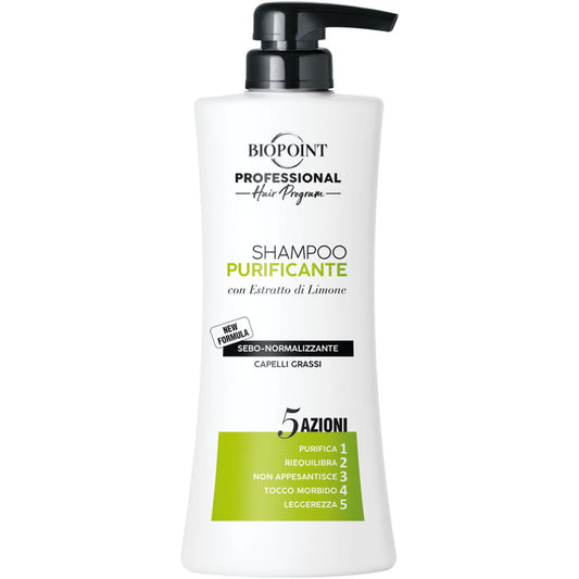 BIOPOINT SHAMPOO 400ML PURIFICANTE SEBO-NORMALIZZANTE CAPELLI GRASSI
