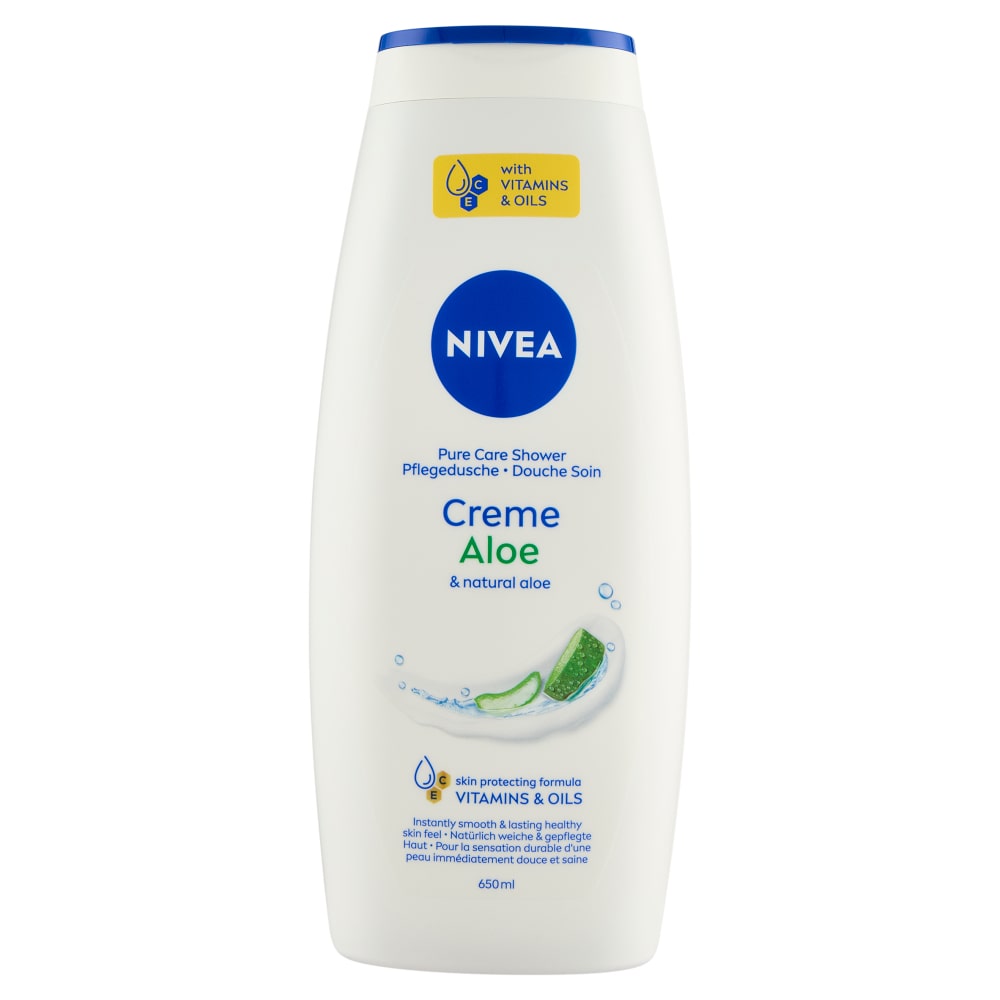 NIVEA BAGNODOCCIA 650ML CREME ALOE